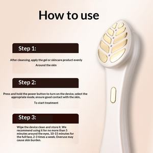 Appareil de beauté thermique portable pour le visage et les yeux, massage facial professionnel, resserrement de la peau et <span class=keywords><strong>réduction</strong></span> des rides - Product Image 6