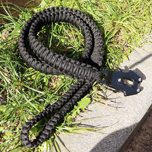 Nuevo Producto <span class=keywords><strong>2026</strong></span> 2025 2024, <span class=keywords><strong>Collar</strong></span> y Correa para Perro Reflectantes Cosidos a Mano, Juego de Cuerda Trenzada de Paracord Resistente para Exteriores con Diseño de Animales - Product Image 4