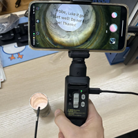 JC606 Connecter le téléphone pour orienter vers l'endoscope, caméra de tuyau de détection automobile HD portable, miroir de visionnage, outil industriel
