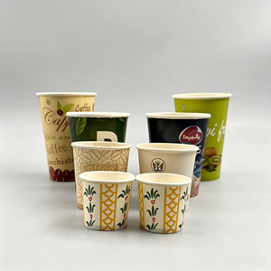 Gobelets en papier enduits de PE, étanches et anti-fuite, taille et logo personnalisés, pour boissons chaudes et froides, vente en gros, directement de l'usine - Product Image 6