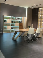 2022 prix d'usine luxe grand design bureau exécutif bureau moderne maison/poste de travail meubles informatiques