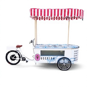 Carrito de helados con ruedas de bicicleta y refrigerador, superventas en Reino Unido, Italia y otros países, en venta con depósito. - Product Image 1