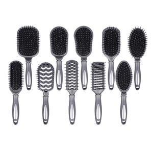 Puntas de <span class=keywords><strong>bola</strong></span> de cerdas de nailon de plástico, cepillos para el cabello, <span class=keywords><strong>cepillo</strong></span> profesional para desenredar el cabello <span class=keywords><strong>rizado</strong></span> - Product Image 1