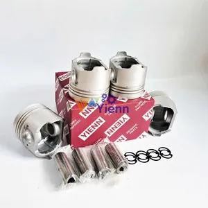 New Piston With Pin Clips 4BD1 Piston Kit With Ring Set For Isuzu 11211-13030 Diesel Engine Parts