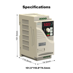 15kw 5000w Puissance <span class=keywords><strong>Micro</strong></span> 185kw 220v/380v Ac Entraînement à fréquence variable triphasé Vfd 0.75kw 2.2kw <span class=keywords><strong>Onduleur</strong></span> basse fréquence - Product Image 6