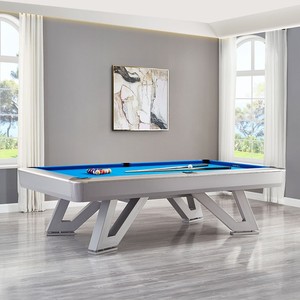 <span class=keywords><strong>Table</strong></span> de billard club fantaisie de 30 ans en usine Style philippin jambe en bois massif piscine Sport cadre en métal à réglage fin laine américaine - Product Image 1
