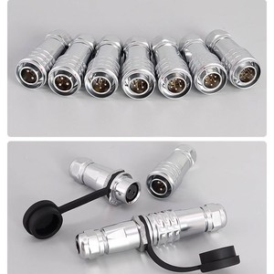 موصل SF12 <span class=keywords><strong>2</strong></span>/3/4/5/6/دبوس مقبس إرساء معدني مقبس دفع مضاد للماء - Product Image 5