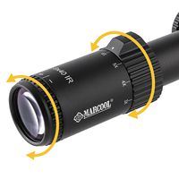 Pour Marcool 30mm Tube taille 3-9x40 Vision nocturne portée niveau d'entrée optique tactique point rouge 11mm montage précision clarté chasse