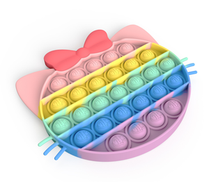 Nouveau Bracelet en Silicone Anti-Stress Push Pop Bubble, Jouet Sensoriel Fidget à Presser pour Enfants, Idéal Cadeau - Product Image 5