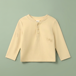 Sous-vêtements thermiques minimalistes en mélange de coton couleur unie, doux et traités, pour bébés garçons et filles, collection automne-hiver, auto-chauffants - Product Image 2