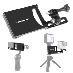 Placa de Montaje para <span class=keywords><strong>GoPro</strong></span> Hero 13 12 <span class=keywords><strong>11</strong></span>, Accesorio para Cámaras de Acción, Adaptador para <span class=keywords><strong>Gimbal</strong></span> DJI Moza Feiyu Zhiyun - Product Image 1
