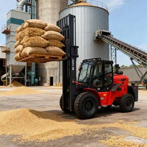 מלגזה דיזל מלגזה 3500 ק "ג שטח קשה מלגזה דיזל 4 x4 מלגזה 5t דיזל מלגזה למכירה - Product Image 1