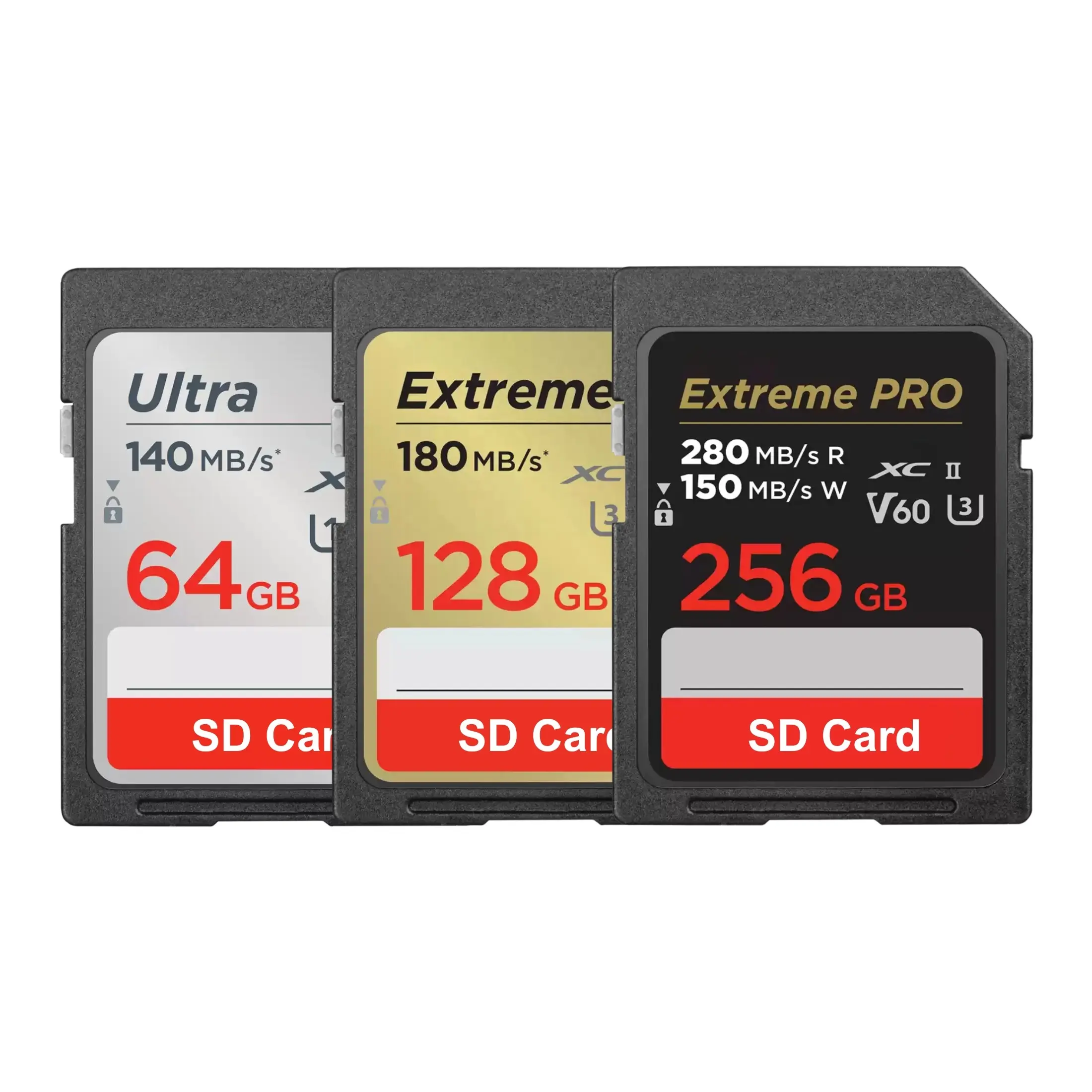Original calidad garantizada SAND DISK Ultra Extreme Pro tarjeta SD grande 128GB 256GB 512GB para cámara