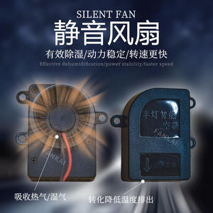 FANKAI Intelligent <b>Air</b> <b>Conditioning</b> LED Bi-Xenon Projector Lens Headlights Car Heat Dissipation Cooling Plastic <b>Fan</b> - Product Image 6