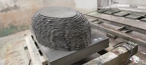 Bañera de Mármol Calacatta de TMZ Marmore, Moderna, de Dolomita Pulida para Interiores, para Hoteles, Diseño Gráfico Elegante, OEM/ODM - Product Image 2