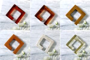 Yüksek kaliteli Squire kristal reçine Lucite bileklik kadın parti düğün bilezik moda fabrika toptan el süsleme - Product Image 6