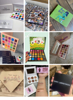 Palette de fards à paupières mats en poudre à formule minérale, tons chatoyants, marque privée, logo personnalisé, vente en gros d'usine