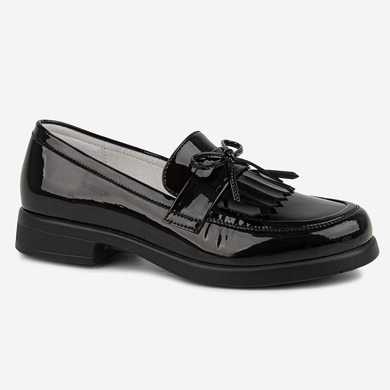 Leather Dress Bow Tassels Casual Loafers