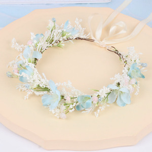 Nouveau produit fée mariage guirlande plage <span class=keywords><strong>couronne</strong></span> femmes et enfants festival anneau <span class=keywords><strong>de</strong></span> <span class=keywords><strong>cheveux</strong></span> plâtre fleur <span class=keywords><strong>de</strong></span> cerisier fleur séchée <span class=keywords><strong>couronne</strong></span> - Product Image 4