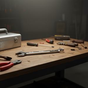 Fervi Combination <b>Wrench</b> 11/16 Inch Chrome Plated Mirror Polished - Product Image 3