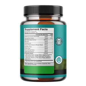 OEM Label pribadi suplemen pendukung hati kapsul Herbal pembersih hati Detox dengan ekstrak biji jube bit susu - Product Image 2