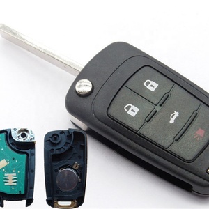 Cho Chevrolet <span class=keywords><strong>Chevy</strong></span> 2010-2016 Camaro Cruze 4 nút lật xe <span class=keywords><strong>Keyless</strong></span> nhập điều khiển từ xa 315Mhz Key Fob - Product Image 2