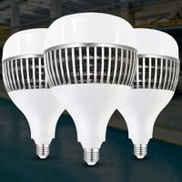 Ampoule LED en aluminium E27/E40, forte dissipation thermique, longue durée de vie, température de couleur 6000K, certifiée FCC, pour entrepôt, économe en énergie