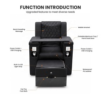 Fauteuils de pédicure modernes de luxe, fauteuil de pédicure spa sans plomberie pour équipement de salon de manucure, fauteuil de massage pédicure spa 2026