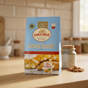 Asolo Dolce G.125 Cantucci alle Mandorle Croccanti, Biscotti Premium Italiani, Modello 103545, Confezione da 12 Pezzi, Prodotti in Italia - Product Image 3