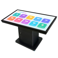 Table interactive multi-touch intelligente avec écran tactile de 55 pouces, système Android, étanche, pour jeux de café