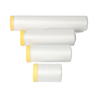 Film plastique léger pour peintres, papier crépon transparent, film de masquage pour peinture au pistolet, film de masquage automobile en HDPE avec papier washi