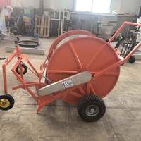 Équipement d'irrigation mobile agricole DaringFish pour petites surfaces, arroseur de type bobine, économie d'eau, autopropulsé, actionné par treuil