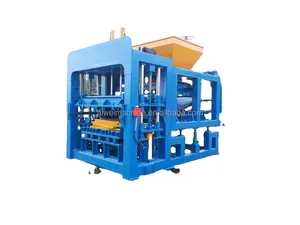 Reliable Large Full Automatic QT8-15 Concrete Block Brick Maker Machinery For Construction Building In Romania