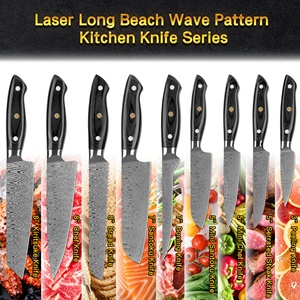 10% de descuento mango de alfiler de mosaico de madera negra 67 capas VG10 cuchillos de cocina cuchillos japoneses de acero inoxidable juego de cuchillos de Chef de Damasco - Product Image 4