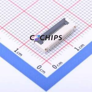 FPC-05F-20PH20 FFC/FPC Connector SMD,P=0.5mm,Horizontal Mount Connector Flip Cover Type Bottom Contact 20P 0.5mm - Product Image 1