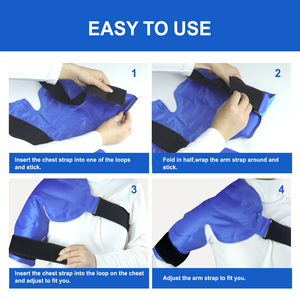 Paquete de Gel OEM para <span class=keywords><strong>Hombro</strong></span>, Soporte de Brazo Reutilizable y Ajustable para <span class=keywords><strong>Hombro</strong></span> Frío, Compresión, Dolor, Hinchazón y Recuperación - Product Image 6
