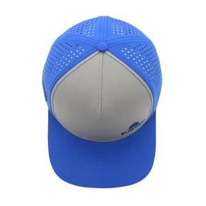 Gorra Deportiva Personalizada de Dos Tonos, 5 Paneles, 100% Algodón, Malla Perforada con Logotipo, Corte Láser, Resistente al Agua, para Ciclismo - Product Image 5