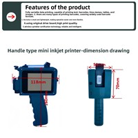 Printer Inkjet Genggam Mini dengan Resolusi 600dpi Asal Cina Tersedia di Stok