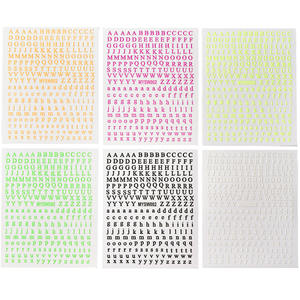 Nouveau <span class=keywords><strong>romain</strong></span> 26 anglais <span class=keywords><strong>Alphabet</strong></span> numéro 3D auto-adhésif Nail Art autocollant autocollant mot petite lettre ongles tatouages décalcomanie autocollants - Product Image 4
