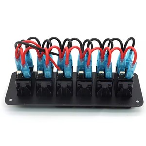 Weiken nhôm 6 gang 5 pin <span class=keywords><strong>12V</strong></span> chuyển đổi bảng điều chỉnh ON/OFF phổ chuyển đổi bảng điều chỉnh cho Thuyền biển - Product Image 5