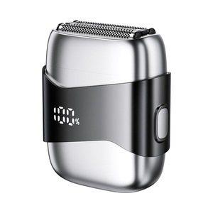 Afeitadora eléctrica magnética de tres cuchillas, mini portátil de carga rápida, totalmente lavable, venta al por mayor de fábrica. - Product Image 5