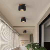 Japonés Wabi-Sabi moderno LED techo Retro creativo pequeña cueva amarilla piedra para entrada pasillo porche balcón dormitorio