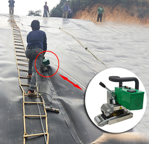 Machine à souder pour géomembrane en plastique HDPE LDPE PVC EVA ECB PP, revêtement de bassin <span class=keywords><strong>GW900</strong></span> - Product Image 6