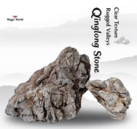Accessoires de paysage pour aquarium en pierre de dragon délavée à l'acide, décorations écologiques pour aquarium
