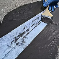 Résistant à la traction 10cm Polyester Tissu Polyester Membrane d'étanchéité Matériau Revêtement imperméable pour toit en béton