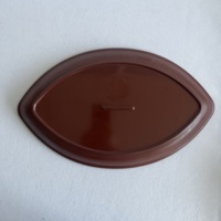 Plateau de service divisé en mélamine de qualité alimentaire, motif ballon de football américain, pour les jours de match, les soirées sportives, les fêtes, les traiteurs et les réceptions.