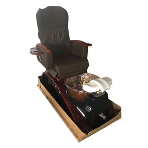 High Quality No Plumbing Massage Manicure Foot Spa <b>Chairs</b> Reclining Electric Wood <b>Pedicure</b> <b>Chair</b> for Beauty Salon - Product Image 2