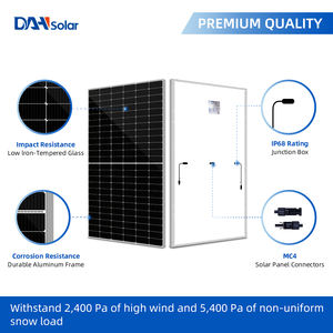 Panneau Solaire <span class=keywords><strong>DAH</strong></span> SOLAR d'Usine 182mm 132 Cellules 500W Panneau Solaire <span class=keywords><strong>540W</strong></span> 550W - Product Image 3