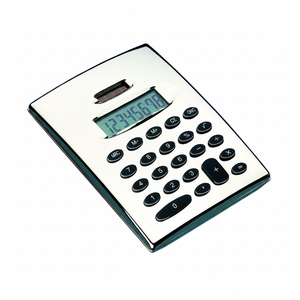 Calcolatrice Digitale Jumbo 105x145mm in Plastica Stile Tascabile per Scuola e Ufficio Alimentata a Energia Solare e Batteria - Product Image 2