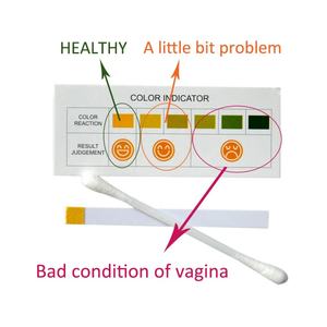 Prueba de Salud Femenina Chinaherbs para el Mercado Estadounidense, Tarjeta de Autodiagnóstico para la Salud Vaginal, pH, con Tiras Reactivas para el Equilibrio del pH Vaginal - Product Image 5